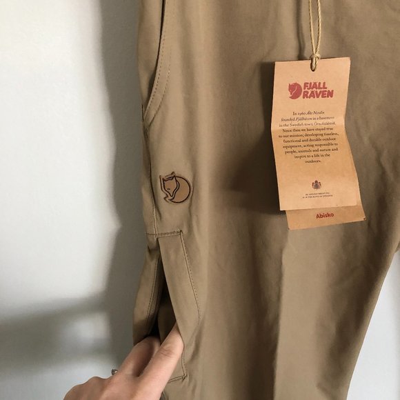 New Fjallraven Abisko Stretch Trousers Sand - Picture 5 of 12